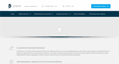 Desktop Screenshot of cetefin.es